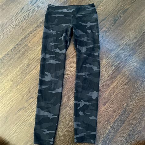 Athleta Girl Black Camo Leggings Size Medium but... - Depop