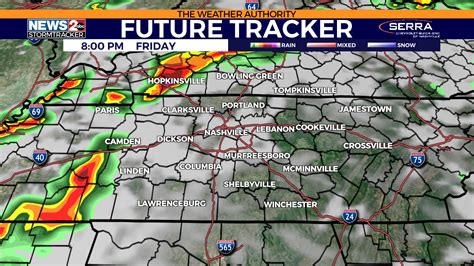 TN Forecast: Strong storms possible Friday across Middle Tennessee ...