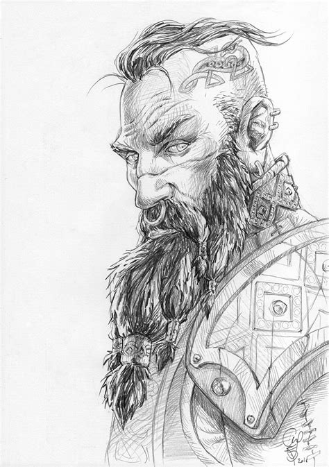 viking portrait, Christine Deschamps | Viking drawings, Viking art, Art drawings