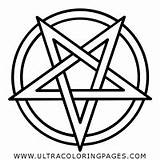 Pentacle Coloring Page sketch template