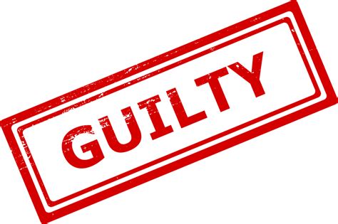 4 Guilty Stamp (PNG Transparent) | OnlyGFX.com