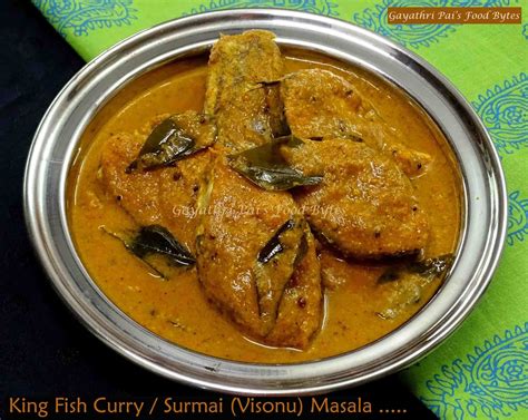 Gayathri Pai's Food Bytes: King Fish Curry / Surmai (Visonu) Masala.