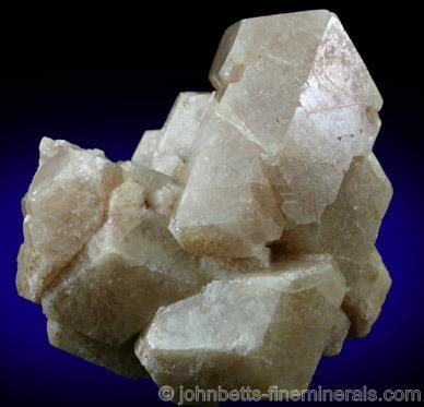 White Grossular Crystal Cluster - The Mineral and Gemstone Kingdom