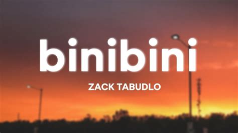 Zack Tabudlo - Binibini (Lyrics) Chords - Chordify