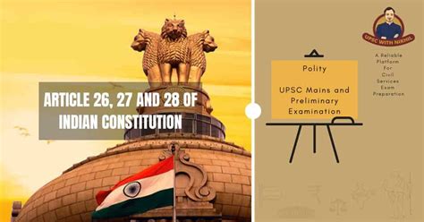 Article 26, 27 And 28 of Indian Constitution