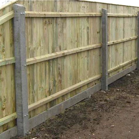 Recessed Concrete Fence Post - Landscaping - Mick George