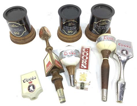 Lot - Vintage Coors Beer Taps