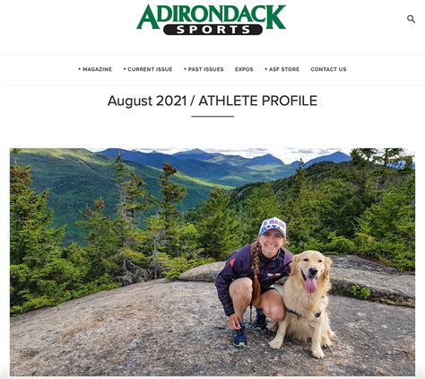 ADIRONDACK SPORTS ATHLETE PROFILE - AUG 2021