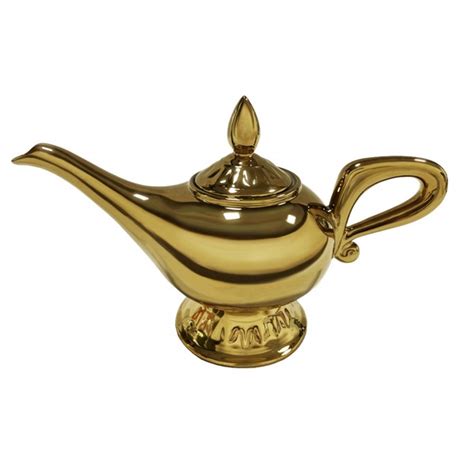 Metal Genie Lamp Aladdin, Aladdin Magic Genie Light Luxury Magic Teapot Retro Elf Light Teapot ...