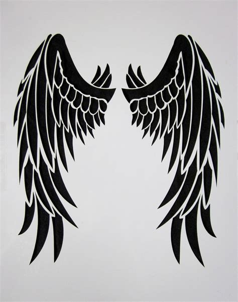 🔥 Free download Download Hand Drawn Black Angel Wings Wallpaper [1510x1920] for your Desktop ...