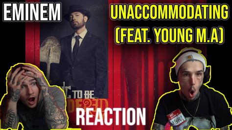 MGK DISS!! | EMINEM - Unaccommodating (feat. Young M.A) | REACTION + BREAKDOWN - YouTube