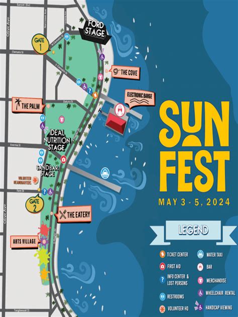 Sunfest 2024 Map | PDF