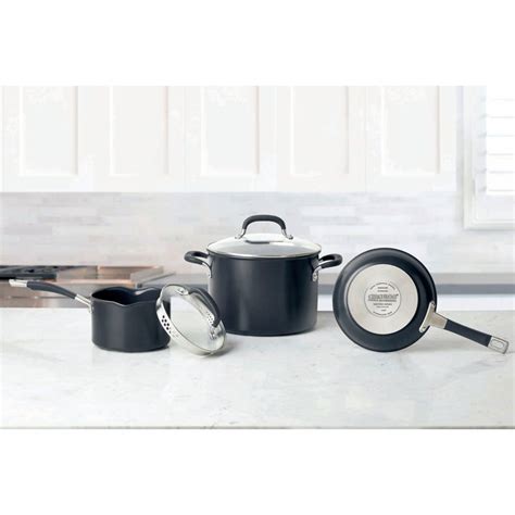 Circulon Premier Hard Anodised Induction 13 Piece Cookware Set in Black | Costco UK