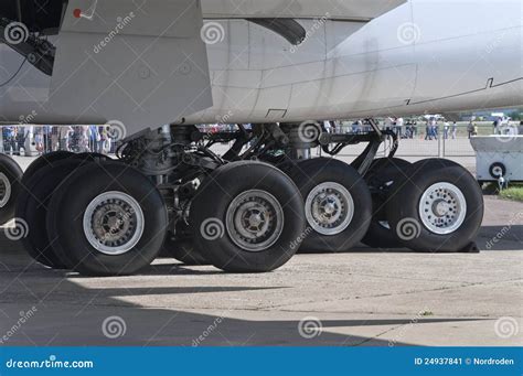 A380 aircraft landing gear editorial photo. Image of tire - 24937841