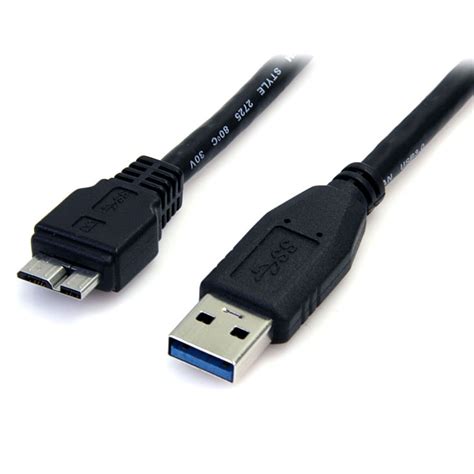 3 ft Black USB 3 Cable A to Micro B M/M - USB 3.0 Cables | Canada