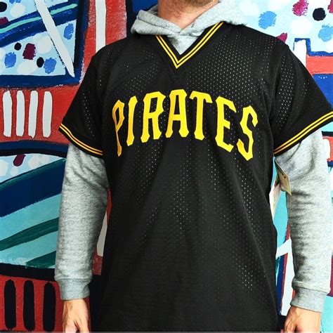 Vintage 1980's Pittsburgh Pirates Majestic Batting Practice Jersey Sz.XL / Sole Food SF