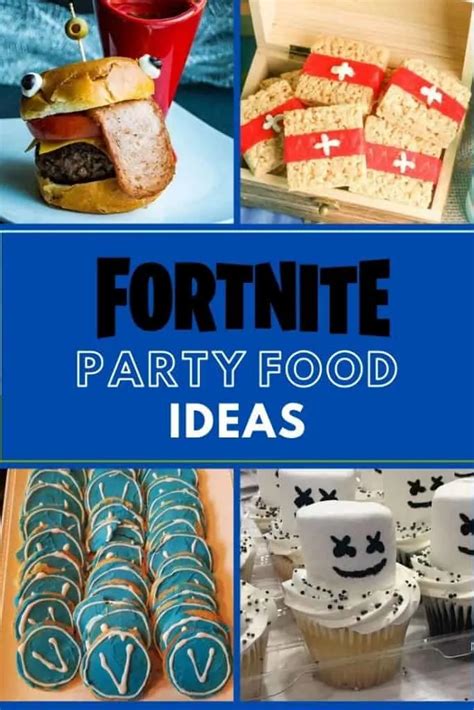 Fortnite Party Food Ideas - Party with Unicorns