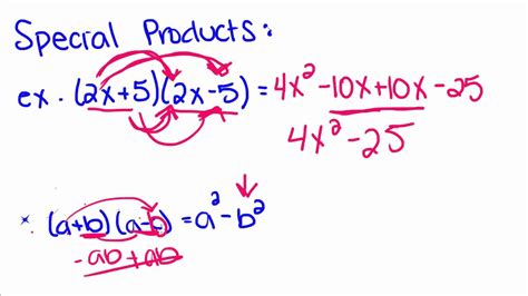 Algebra Tutorial - 17 - Special Products of Binomials - YouTube