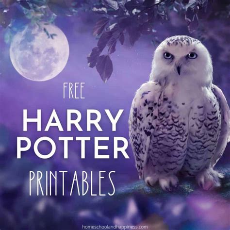 22 Free Harry Potter Printables for Kids