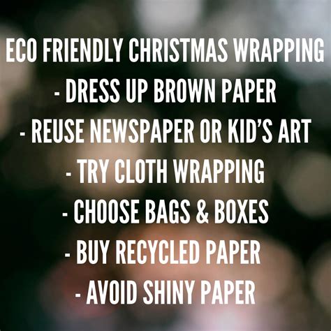 Eco Friendly Christmas Wrapping