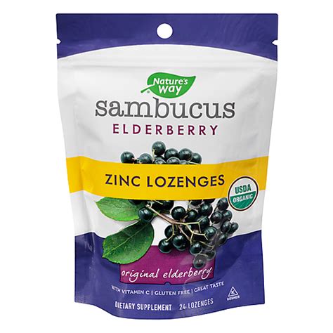 Nature's Way Sambucus Elderberry Zinc Lozenges 24 ea | Shop | Martins ...