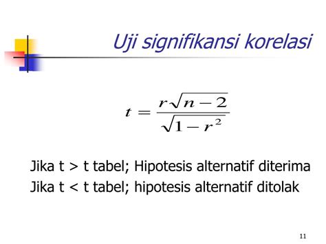 Rumus Uji Korelasi