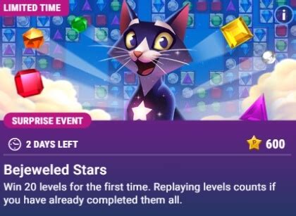 Bejeweled Stars: New Levels & Badge + Limited Time Event for Pogis (No Badge)