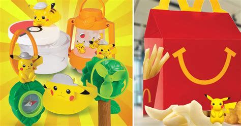 McDonalds Singapore launches Pokémon Happy Meal, featuring Pikachu ...