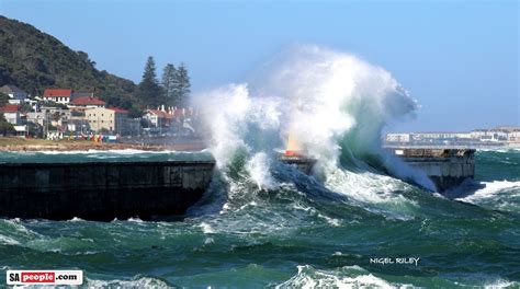 PICTURES Big Waves Breaking at Kalk Bay Harbour, South Africa - SAPeople - Worldwide South ...