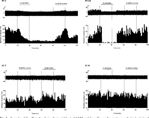 Figure 1 from Effects of GABA and bicuculline on the electrical activity of rat olfactory ...