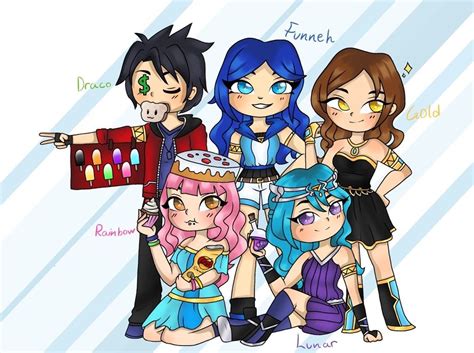 Pin by 🐼Water Gamer🐼 on Funneh and the krew | Youtube art, Fan art ...