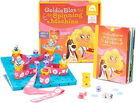 Amazon.com: GoldieBlox and The Spinning Machine, 34 pcs : Toy: Toys & Games