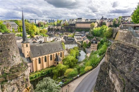 Grund, Luxembourg City stock photo. Image of downtown - 41899524