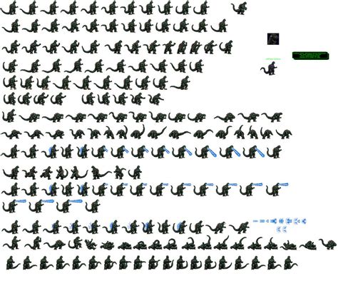 American godzilla sprite sheet by godzillasaurs on DeviantArt