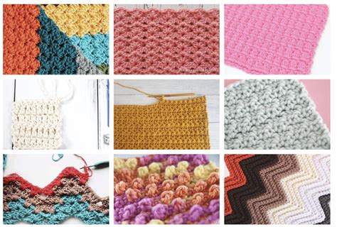 30 Awesome Simple Crochet Stitches for Beginners - Easy Crochet Patterns