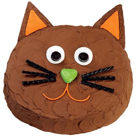 Black Cat Cake - Halloween Cakes | Recipe | Cat cake, Birthday cake for cat, Cat birthday party