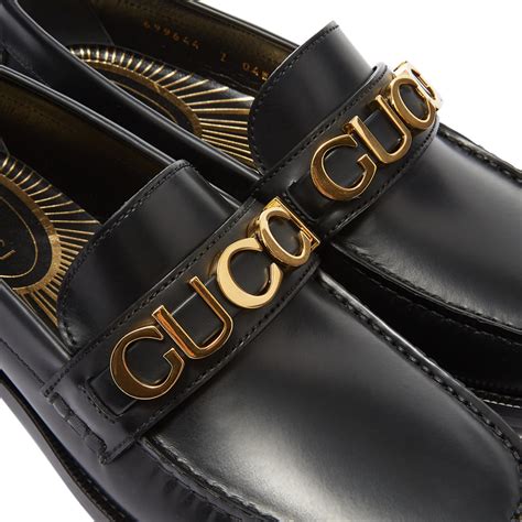 Gucci Cara Logo Snaffle Loafer Black | END. (US)