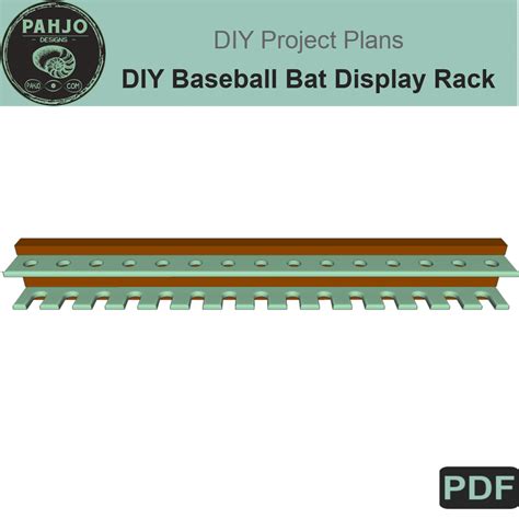 Baseball Bat Display Rack DIY Plans | Pahjo Designs