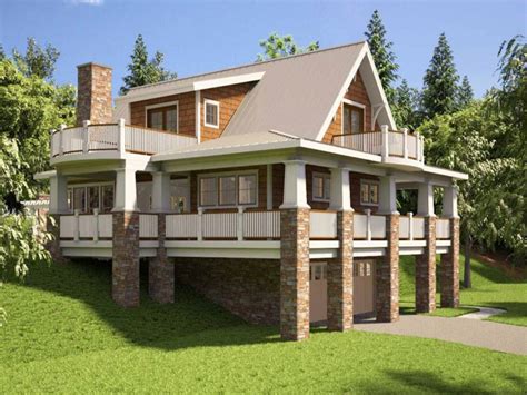 Hillside House Plans Walkout Basement - Home Building Plans | #159272
