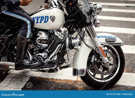 NYPD Officers on Motorcycles Editorial Stock Photo - Image of special ...