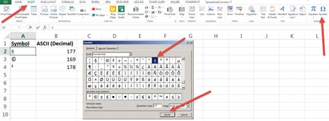 Shortcut to insert a symbol in Excel • AuditExcel.co.za