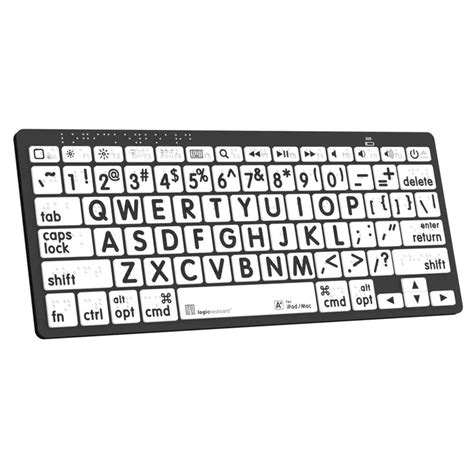 Braille/LargePrint Bluetooth Mini Keyboard | Westminster Technologies