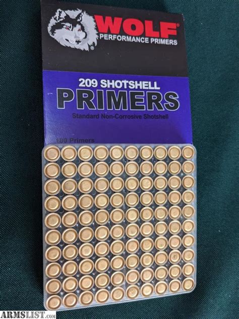 ARMSLIST - For Sale: 209 Primers