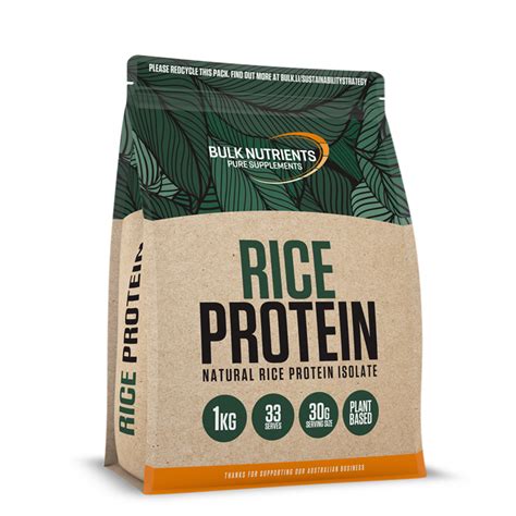 Rice Protein Powder - Organic Brown Rice Protein Powder