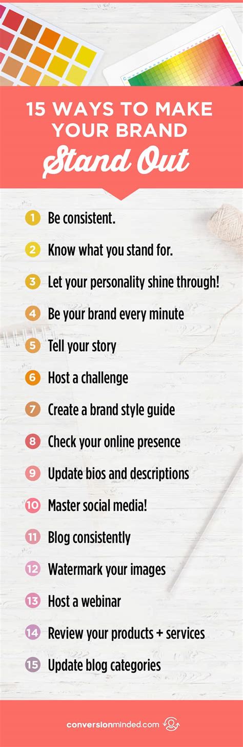 15 Ways to Make Your Brand Stand Out and Get Noticed