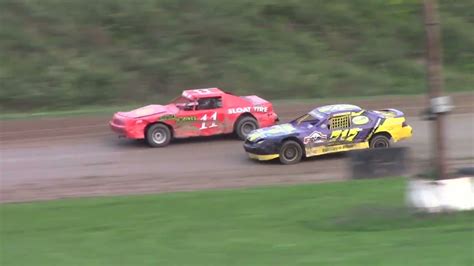 Genesee Speedway Mini Stock Heats 9-17-22 - YouTube