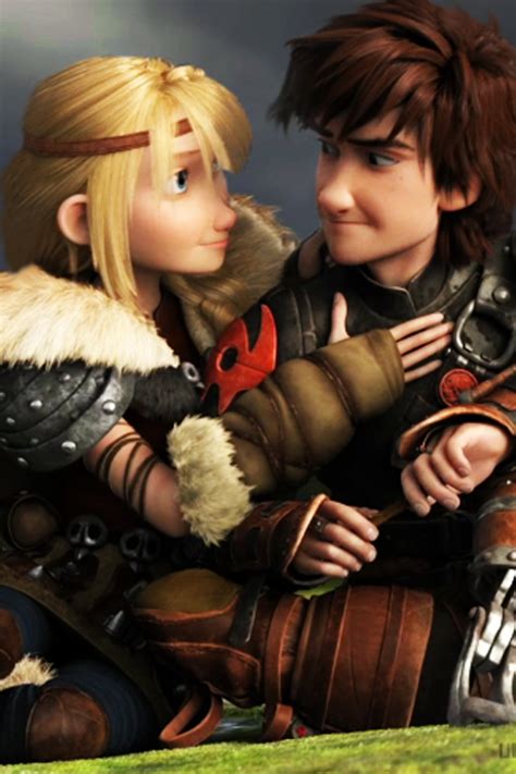 Hiccup and Astrid iPhone Background - How to Train Your Dragon Photo ...