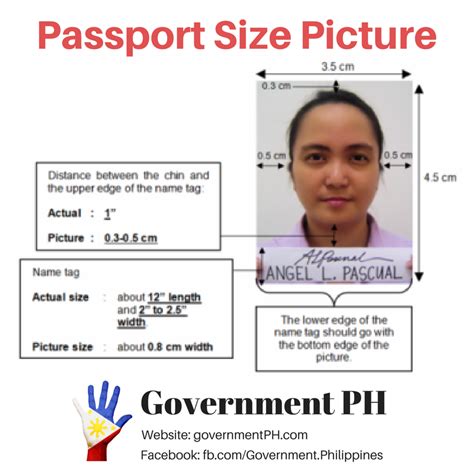 Standard Passport Photo Size Philippines