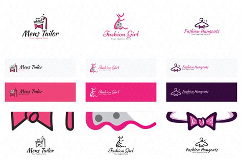 Tailoring & Boutique Logo Templates Pack of 10