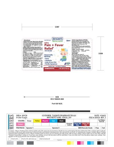 Product Images Dr Talbots Infant Pain Fever Relief Photos - Packaging, Labels & Appearance